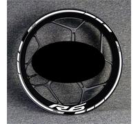 DTASMBD Wheel Hub Sticker Motorcycle Wheel Sticker For YA&MAHA YZF R6 YZF-R6 YZFR617 Inch Rim Decal Wheel Hub Reflective Stickers Wheel Stickers Reflective Wheel Decal(Color 1)