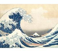 DTAUPREB Paint by Numbers for Adults Beginner Great Wave Off Kanagawa Katsushika Hokusai DIY Oil Painting Digital Kits on Canvas Decoration