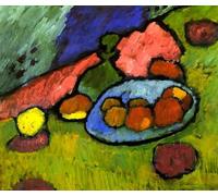 DTAUPREB Paint by Numbers for Adults Kids Still Life with Fruit Dish DIY Oil Painting Digital Kits on Canvas Decoration