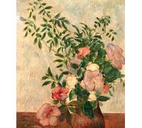 DTAUPREB Paint by Numbers for Adults Kids Still Life with Vase of Flowers DIY Oil Painting Digital Kits on Canvas Decoration