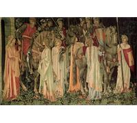 DTAUPREB Paint by Numbers Kits for Beginner Arming and Departure of The Knights DIY Oil Painting Digita Kits on Canvas