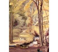 DTAUPREB Paint by Numbers Kits for Beginner On The Outskirts DIY Canvas Oil Painting with Brushes Acrylic Pigment