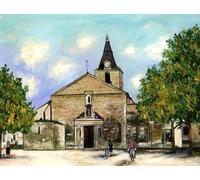 DTAUPREB Painting by Numbers Kits Church DIY Oil Painting Beginner Canvas Decoration