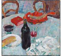 DTAUPREB Painting by Numbers Kits Still Life with Bottle DIY Oil Painting Beginner Canvas Decoration