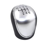 Dtbdfak Car Gear Knob for JAC T6 for FRISON T8 Manual Selector Transmission Handle 6 Speed Car Gear Shift Knob Lever Change Gearbox Shifter Gear Shift Knob(Silver)