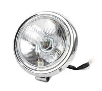 Dtbdfak Motorcycle Spotlights For Rebel For CMX CA 250 CA250 For Magna 250 750 For Steed 400 600 Motorcycle Retro Chrome Round Headlight 12V Head Lamp Headlamp Motorcycle Headlight