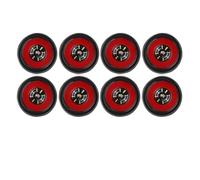 Dtbdfak Rear Tail Light 4 Inch Round LED Tail Lights Car Stop Brake Light DRL Running Lamp Reverse For Jeep Truck Lorry Pickup 4x4 12V 24V Tail Lamp(8pcs White Red)