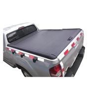 Dtbdfak Retractable Cargo Cover For RANGER T6 2012+ 4x4 Aluminum Black Roll & Lock Style Waterproof Roller Lid Lockable Shutter