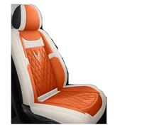 Dtbdfak Seat Cover For BMW 3 Series E46 E90 E21 E30 E36 E91 E92 E93 X1 X4 X3 X5 F30 F31 F34 F35 Auto Interior Leather Car Seat Covers Car Seat Covers(Beige Orange Front)
