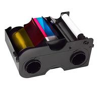 DTC1000 YMCKO Ribbon Cartridge w/Cleaning Roller - 45000 - Pack of 2