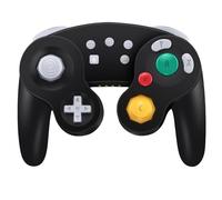 DTCGBIN Wireless Gamecube Style Controller for Nintendo Switch/PC/Steam,One-Button Wake Up, 4-Level Vibration,6-Axis Gyro Motion, Turbo & Auto Turbo - Black
