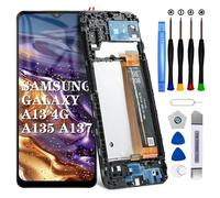 DTD 6.6" Black LCD Display Kit with Frame for Samsung Galaxy A13 4G SM-A135F SM-A137F Full LCD Touch Screen Assembly
