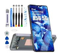 DTD Display for Samsung Galaxy A56 5G A566 LCD Screen Replacement Digitizer Touch screen Assembled Replacement with Tools (Black with Frame)