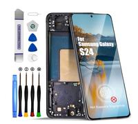 DTD Display for Samsung Galaxy S24 5G LCD SM-S921B, SM-S921B/DS Screen Replacement Touch Screen Assembly with Tools (Black with Frame, No Fingerprint Recognition)
