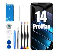 DTD for iPhone 14 PRO Max 6.7-inch FHD Touch Digitizer LCD Screen Kit with Repair Kit, Protective Film, Compatible with Models A2651, A2893, A2896, A2895, A2894