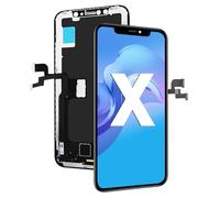 DTD iPhone X LCD Display Replacement 5.8'' Touch Screen Digitizer for iPhone X Frame Assembly with Model A1865, A1901, A1902 with 3D Touch Function (without repair tools)
