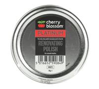DTD QUALITY MATTERS Cherry Blossom Footwear Renovating Polish, Leather Shoe Care, Restores Faded Leather, Cleans, Conditions, High Shine Finish, 40g (WHITE)