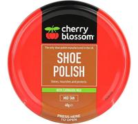 DTD QUALITY MATTERS Cherry Blossom Shoe Polish Shines, Nourishes & Protects With Carnauba Wax Available In All Styles Preventing Footwear From Cracking Available In All Traditional Colours (MID TAN)