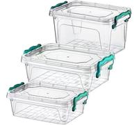 DTD QUALITY MATTERS Rectangular Food Storage Containers with Lids BPA-Free, Stackable & Leakproof Microwave & Freezer Safe Ideal for Kitchen, Pantry, Lunch & Meal Prep