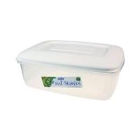 DTD QUALITY MATTERS Whitefur.ze Rectangular Food Storage Containers [Multiple Sizes: 800ml, 1.5L, 2L, 3L, 4L] - BPA-Free, Airtight, Durable for Kitchen Pantry Storage (3L)