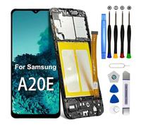 DTD Replacement Screen for Samsung Galaxy A20e SM-A202F/DS LCD Display Touch Screen Digitizer Complete Assembly with Frame, Repair Tool Kit
