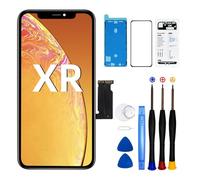 DTD Screen for iPhone XR LCD Replacement 6.1''Touch Screen Digitizer Frame Assembly Repair Tool with Model A1984 A2105 A2106 A2107 A2108