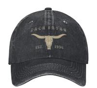 DTDSWNCD Amazing ZB Zach Bryan Bullhead AMCn Heartbreak Tour Baseball Caps, Country Music Casual Something in The Orange Sun Adjustable Fresh