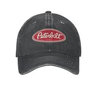 DTDSWNCD Classic Peterbilt Truck Car Racing Vintage Baseball Cap Vintage Distressed Denim Snapback Hat for Men Women Outdoor Activities Caps Hat Cool