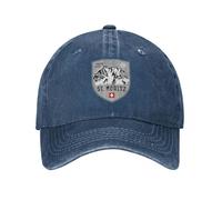 DTDSWNCD Impressive St. Moritz Switzerland Emblem Baseball Cap Hiking Trucker Hat Cool for Men Women