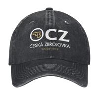 DTDSWNCD Impressive Unisex Baseball Cap with The Logo of Ceska Zbrojovka CZ Firearm Hats Vintage All Seasons Travel Adjustable Fit Trucker Hat Cool