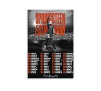 DTEBSSF Bruce Springsteen World Tour Dates 2024 Canvas Poster Wall Decorative Art Painting Living Room Bedroom Decoration Gift Unframe-style16x24inch(40x60cm)