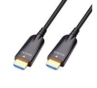 DTECH 10m Fiber Optic HDMI Cable with 4K 30Hz and 1080p 60Hz High Resolution Video 3D HDCP CEC 10.2 Gbps High Speed Supported (32 Feet, Black)