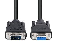 DTech 15ft COM Port Serial Cable Male to Female RS232 Extension 9 Pin Straight Through Cord