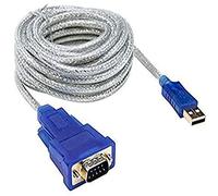 DTech USB to RS232 DB9 Male Serial Port Adapter Cable 3m with FTDI Chipset Supports Windows 10 8 7 and Mac Linux