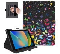 Dteck Case for iPad 9th/8th/7th GenerationPU Leather 10.2 Case 2021 2020 2019 Flip Stand Cover with Pen Holder Auto Wake/Sleep for iPad 9th/8th/7th Gen 10.2 Inch 2021 2020 2019 Tablet,Butterfly