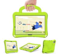 Dteck Case for Samsung Galaxy Tab A9 Plus Tablet 2023 Release 11", Model SM-X210/X215/X216 Case - [Cute Football] Shockproof Rugged Case for Kids, Portable Handle Back Cover Case with Stand (Green)