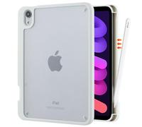 Dteck for Apple iPad (A16/10th Generation) Clear Case 11"/10.9" 2025/2022 Model with Charging Pencil Holder Slot, Stylus Included, Transparent Back Slim Lightweight Protective Thin Tablet Cover, Gray