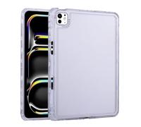 Dteck for iPad A16/10th Generation Clear Case 11"/10.9" (2025/2022) with Charging Pencil Holder Slot, Screen Protector Film/Stylus Included, Lightweight Transparent Back Protective Cute Cover, Crystal