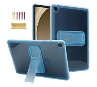Dteck for Samsung Galaxy Tab A11 (SM-X130), Tab A9 (SM-X110) 8.7" Slim Matte Case with Kickstand, Ultra Thin Lightweight Protective Shock-Absorbing Scratch Resistant Translucent Tablet Cover, Blue