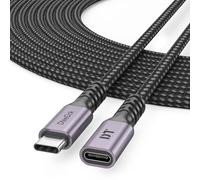 DteeDck USB C Extension Cable 15ft, USBC Type C Male to Female 5Gbps Data Transfer/100W Charging/4K@60Hz Display Cord Extender USB3.2 Gen2 for Laptop Tablet Mobile Phone and More