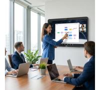 DTEN ME Pro Collaboration Display 27'' All-in-one 27" touchscreen collaboration display with integrated cameras, microphone array and speakers,