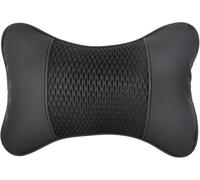 DTERNITOU 2 Pieces Car Neck Pillows Headrest for VW T-ROC T Roc 2017-2024, Car Neck Pillow Car Pillow Car Headrest Car Head Support PU Leather Car Seat Head Cushion,Black