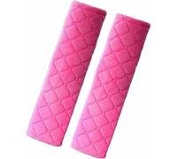 DTERNITOU 4 PCS Car Seat Belt Pad Cover for Alfa Romeo Junior 2024, Car Seat Belt Shoulder Protector Pad Soft Car Safety Seat Belt Strap Shoulder Pad,Pink