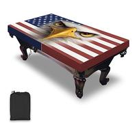 Pool Table Cover, Waterproof & Dustproof Outdoor/Indoor Polyester Taffeta Cloth Table Cover，Billiard Pool Table Cover Scratch-Resistant (9ft
