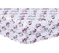 DTEX HOMES 2 x Cot Bed Sheets Super Soft Breathable Polycotton Fitted Sheet 60 x 120 cm (Unicorn)