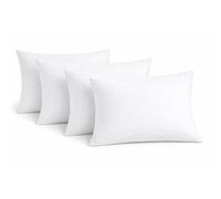 DTEX HOMES Pillow Cases 4 pack 600 Thread Count 100% Egyptian Cotton Hotel Quality Soft Sateen white pillowcases 4 pack -4 x Housewife Pillow Cases (50 x 75cm)