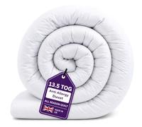 DTEX HOMES Single Duvet 13.5 Tog UK Made All Year Round Coverless Quilt for Cozy Nights- All Season Quilts, Anti Allergy and Machine Washable Coverless Duvet Single(135 x 200cm)