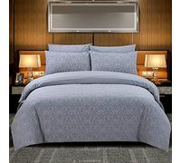 DTEX HOMES Single Duvet Cover Set 100% Pure Cotton Reversible Printed Hotel Quality Duvet Cover Ultra Soft Easy Care Single Duvet Set Super Soft and Luxury Duvet Cover Sets (Balia Eggshell)