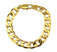 Dtexhif Cuban Link Bracelet for Men Women Figaro Link Chain Bracelet 316L Stainless Steel Cuban Chain Bracelets Jewelry, 0.5 Inch, 铁, no gemstone