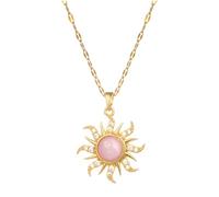 Dtexhif Rapunzel Women Opal Gold Sun Wrap Necklace Sun Necklace Necklace Princess Necklace, Moderate type, Alloy Steel, No Gemstone